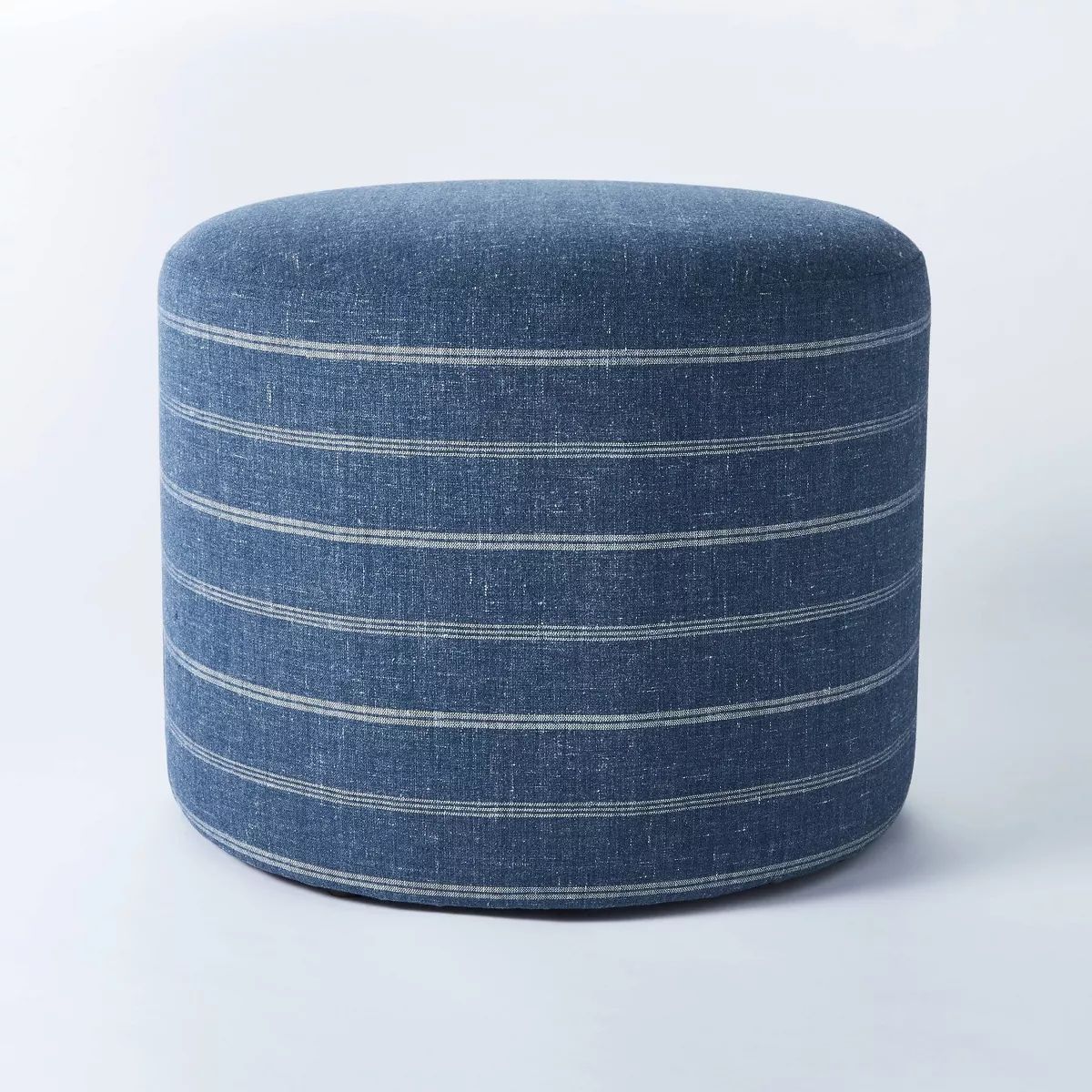 Lynwood Upholstered Round Cube Ottoman - Threshold™ designed with Studio McGee | Target