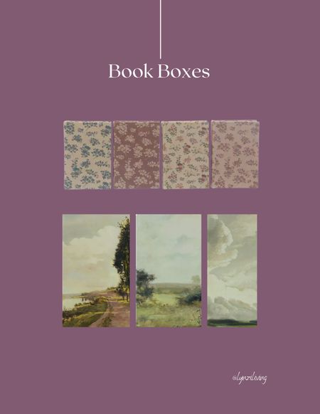 Tabletop Book Boxes by Ashland 

Home decor, book decor, table decor, floral book, landscape book, painting book 

#LTKhome #LTKFind #LTKunder50