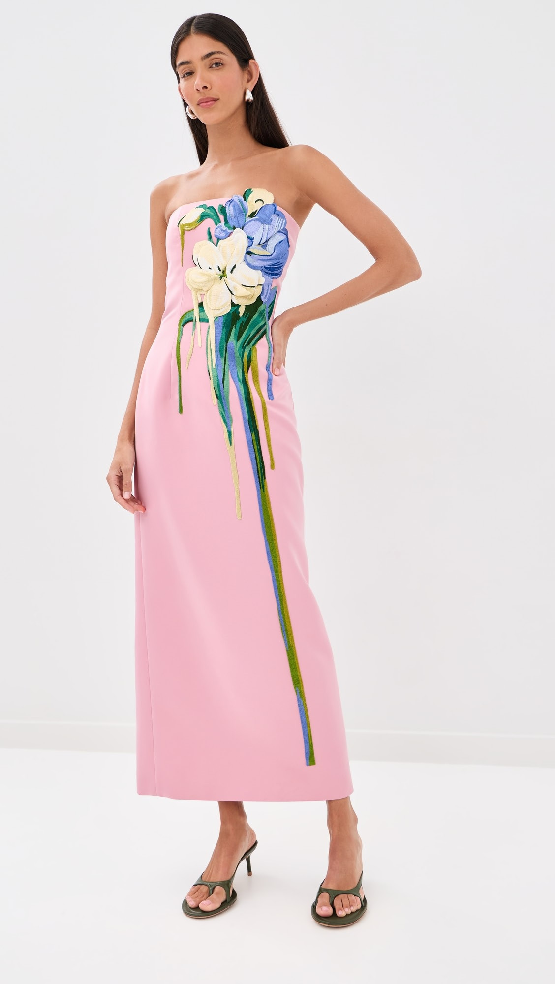 Rayna Embroidered Bustier Maxi Dress | Shopbop