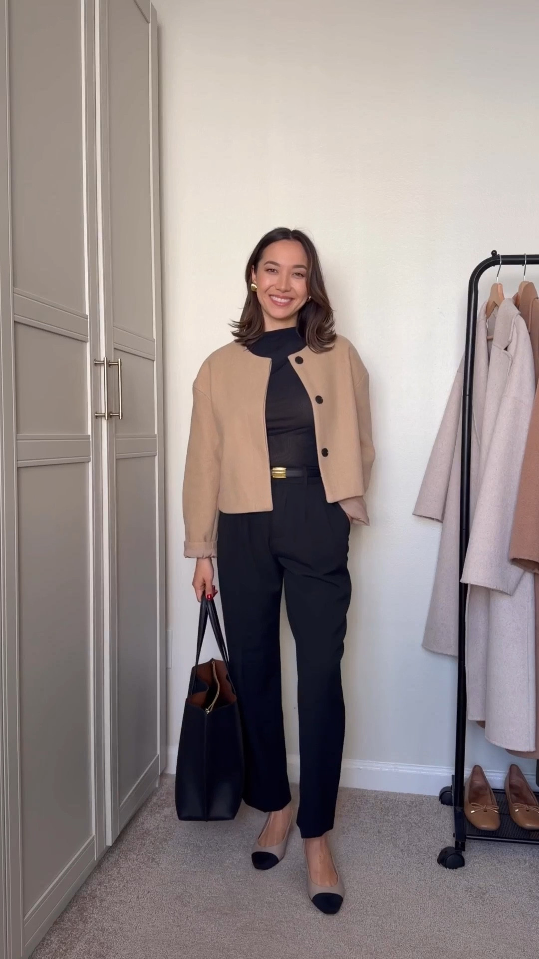 Simple spring work outfit 

Amazon collarless jacket 
Br top — last day for 40% off!! 
GAP ankle trousers 
Sam Edelman ballet flats 
Aliz slingbacks 

#LTKootd #LTKSaleAlert #LTKWorkwear