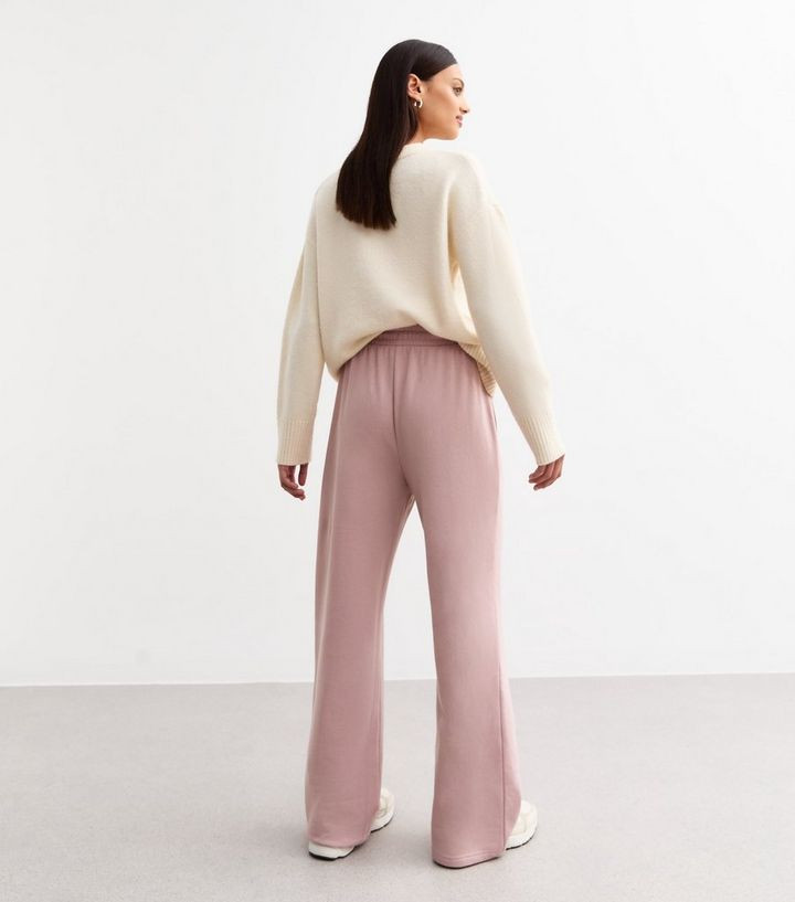 Pink Raised Seam Wide Leg Joggers
						
						Add to Saved Items
						Remove from Saved Items | New Look (UK)