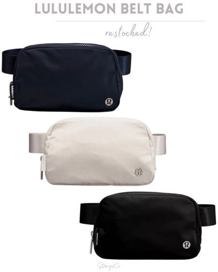 Lululemon everywhere belt bag restocked in 3 colors

#LTKunder50 #LTKSeasonal #LTKCyberweek