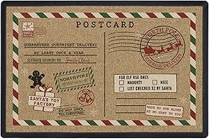 RUGGABLE Holiday Washable Doormat - Perfect Indoor Outdoor Machine Washable Door Mat for Front Do... | Amazon (US)