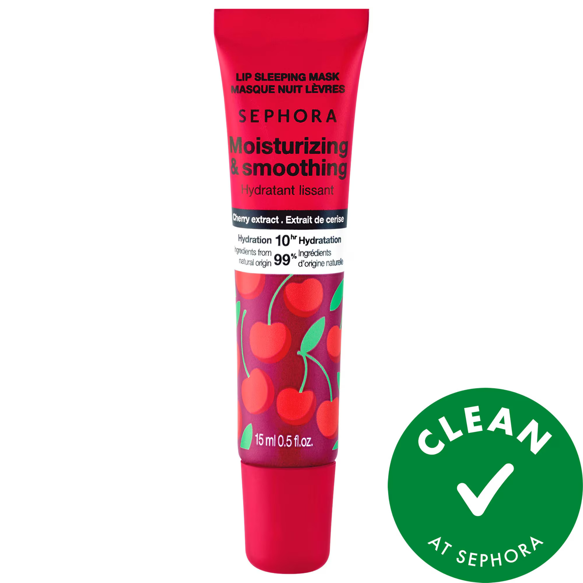 SEPHORA COLLECTION Nourishing Lip Sleeping Mask in Cherry + Vanilla Cherry 0.5 oz | Sephora (US)