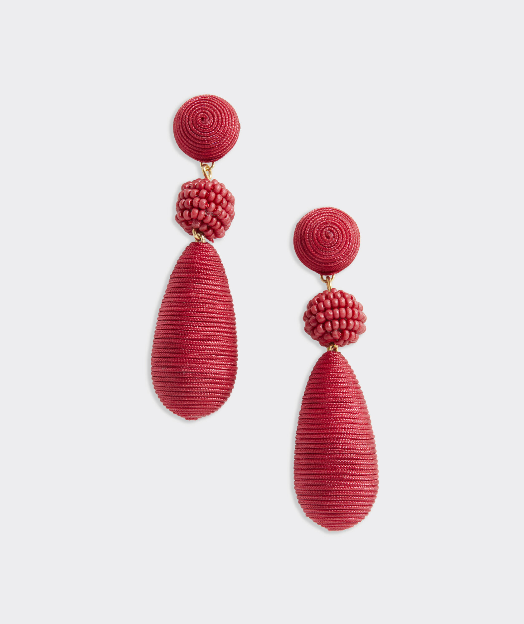Thread and Bead Drop Earrings | vineyard vines