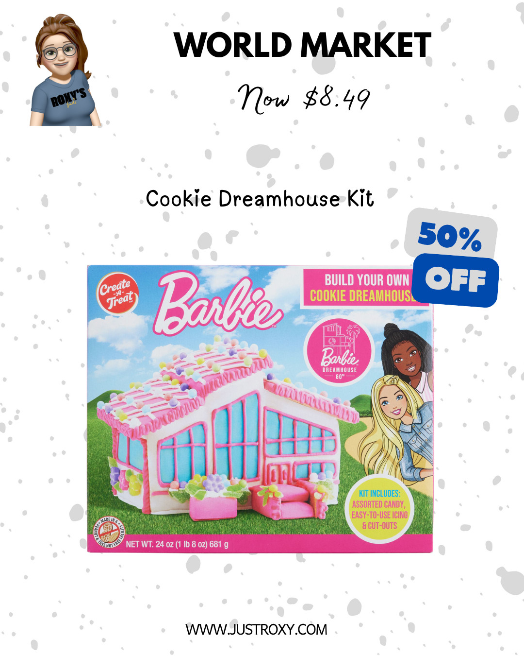 This is great for any time of year!  Half OFF!
#barbie #cookie #kids 

 #LTKHoliday #LTKSeasonal #LTKKids