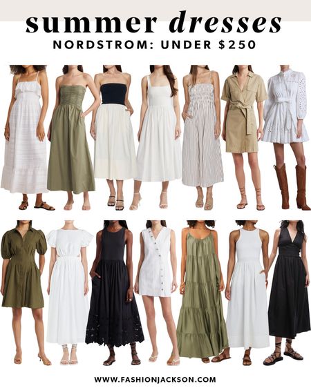 New summer dresses at @nordstrom! All under $250. #nordstrompartner #summerdress #summeroutfit #summerfashion #sundress #whitedress #blackdress #midi #mini #nordstrom #fashionjackson

#LTKSeasonal #LTKStyleTip #LTKFindsUnder100