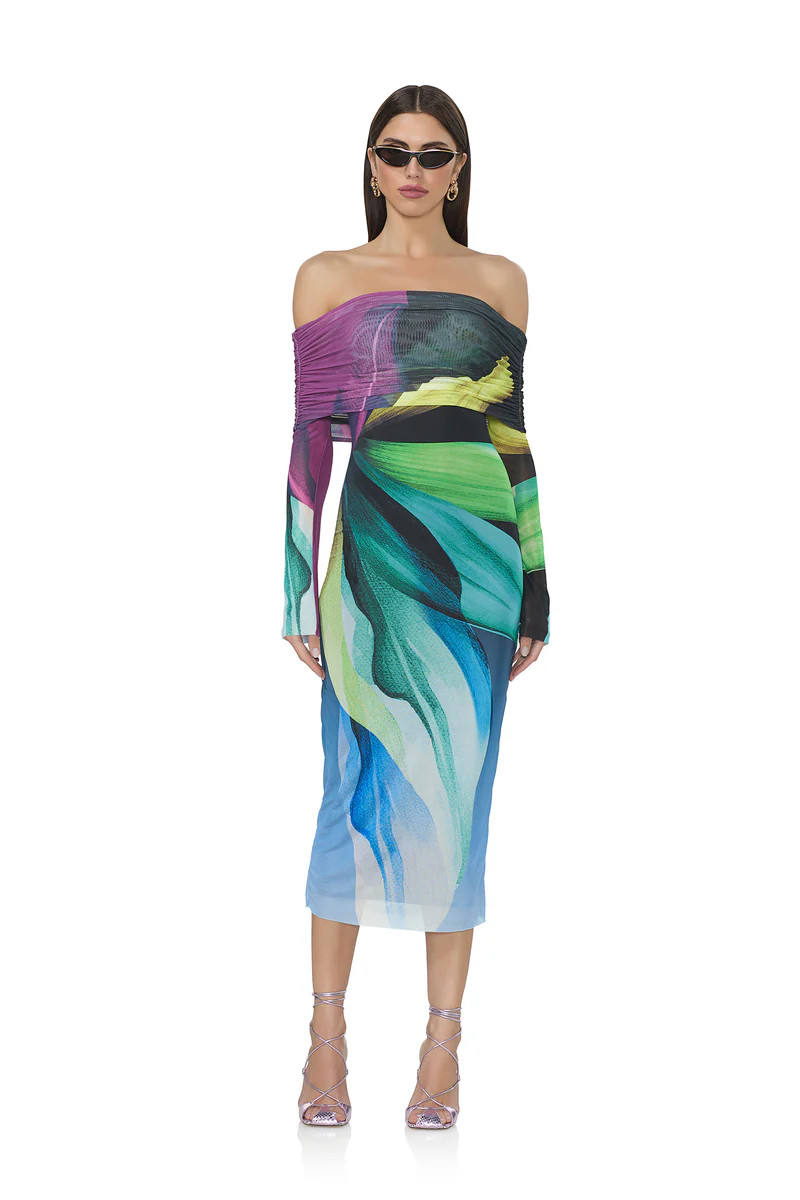 Cornelia Dress - Black Lotus | ShopAFRM