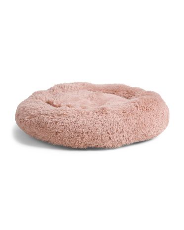 24x24 Shaggy Donut Pet Bed | TJ Maxx