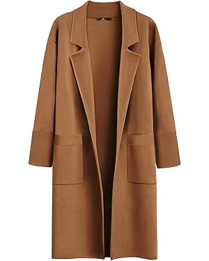 LILLUSORY Women's Long Dressy Cardigan Sweaters Fall Trendy Oversized Coatigan Jackets 2024 Knit ... | Amazon (US)