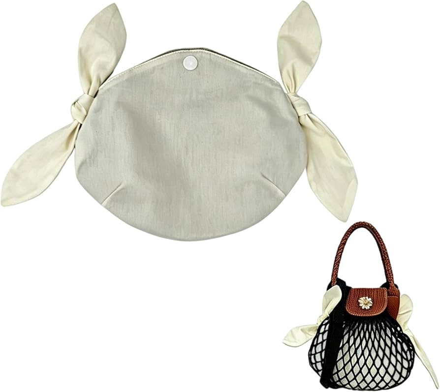 Handmade Bag Insert Organizer Drawstring Mesh Bucket Bag Inner Insert Organizer Multi-Functional ... | Amazon (US)