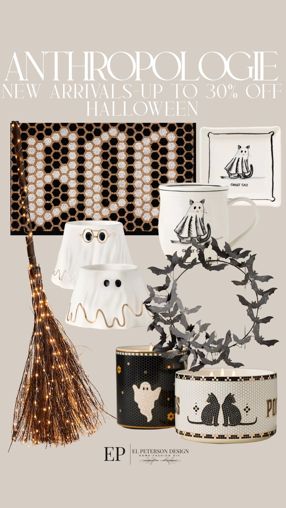 Anthro new arrivals and on sale
Door Mat 
Broom
Wreath
Candles
Mugs

#LTKHome