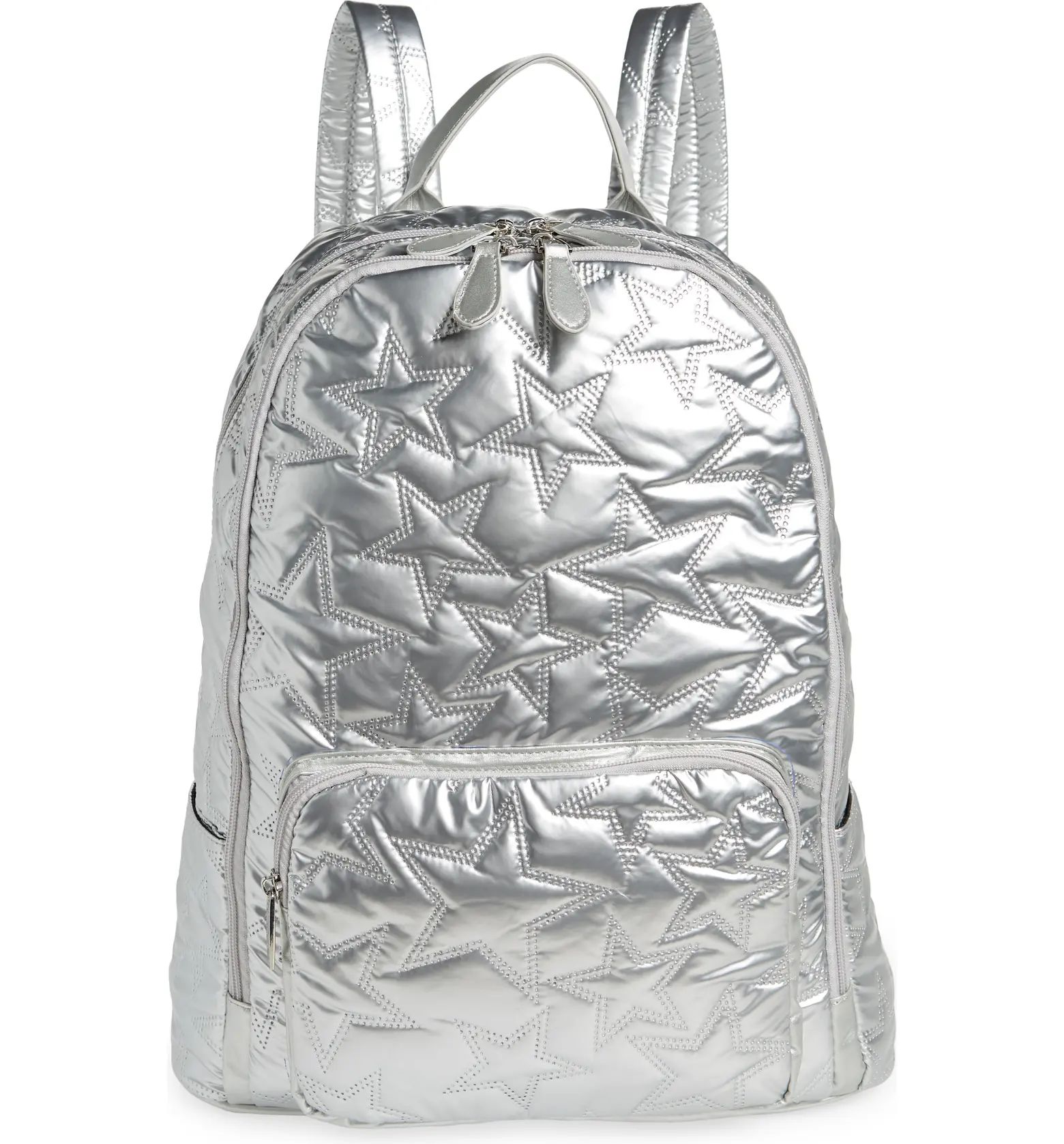 Bari Lynn Kids' Star Quilted Puffy Metallic Backpack | Nordstrom | Nordstrom