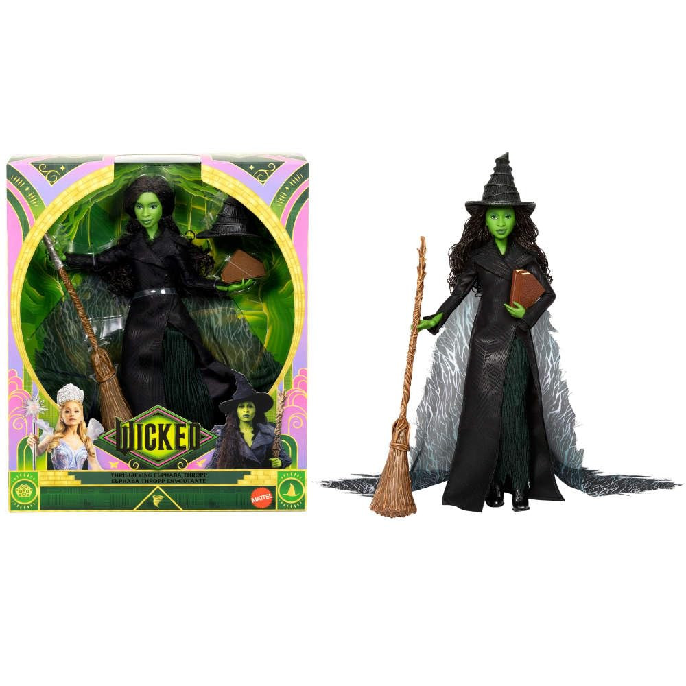 Mattel Universal Pictures’ Wicked: for Good Deluxe Elphaba Fashion Doll with Removable Outfit &... | Amazon (US)