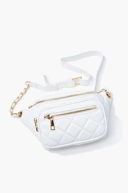 Faux Leather Quilted Fanny Pack | Forever 21 (US)