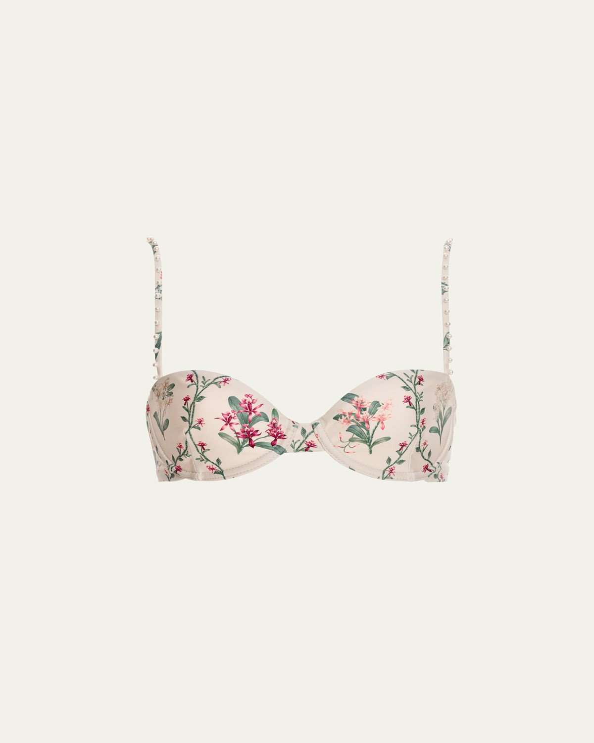Magdalena Orquidea Hand-Embellished Bikini Top | Bergdorf Goodman