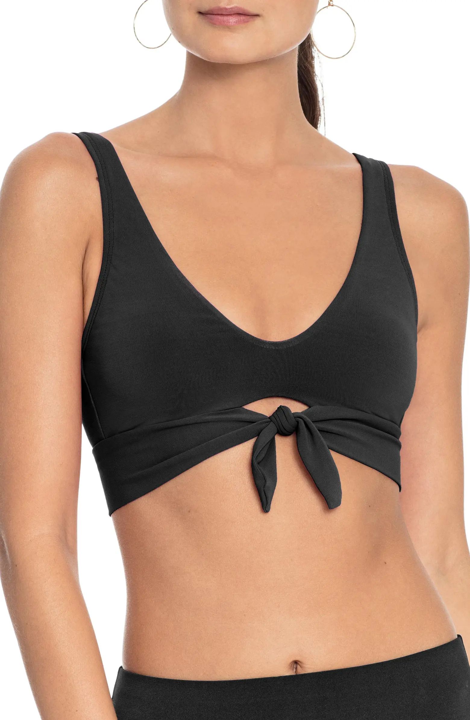 Robin Piccone Ava Knot Front Bikini Top | Nordstrom | Nordstrom