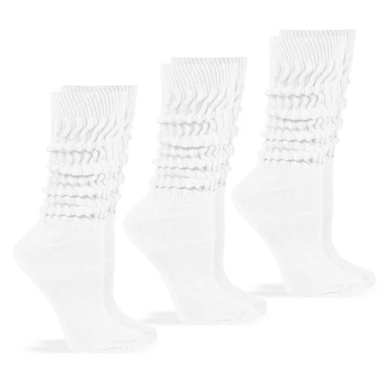 Jefferies Womens Socks, Slouch Cotton Knit Socks, 3 Pairs - Walmart.com | Walmart (US)