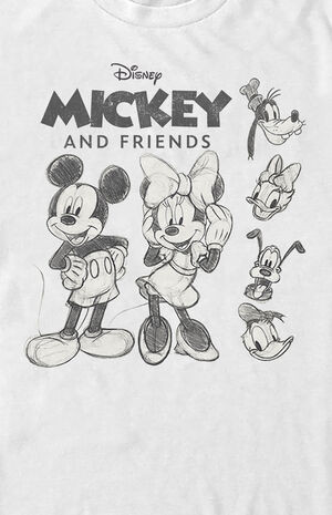 FIFTH SUN Classic Mickey Mouse & Friends Disney T-Shirt | PacSun | PacSun