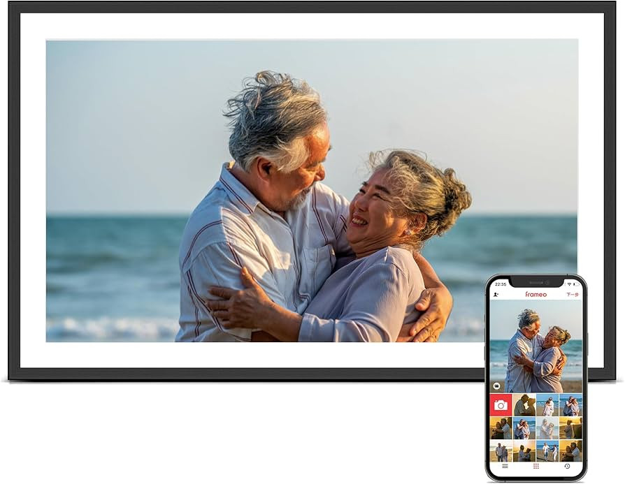 Digital Picture Frame, 15.6 Inch Large Frameo Digital Photo Frame WiFi, 32GB, 1920 * 1080 IPS HD ... | Amazon (US)