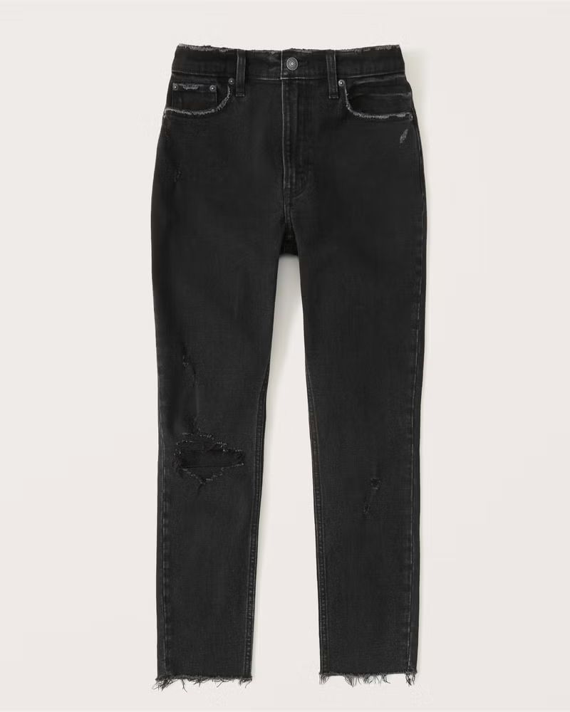 Women's Curve Love High Rise Skinny Jeans | Women's Up to 25% Off Select Styles | Abercrombie.com | Abercrombie & Fitch (US)