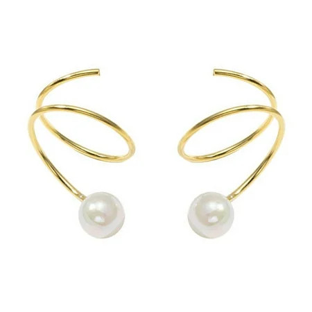 Monyance women earring studs Pair of Pearl Stud Earrings Jewelry Accessory(0.67X0.43X0.43Inches) | Walmart (US)