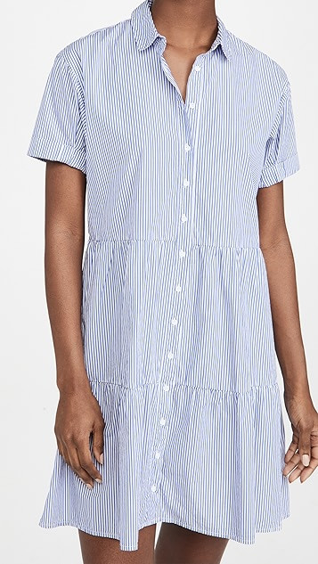 Hallie Tiered Shirtdress | Shopbop