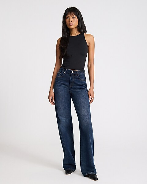 Body Contour Matte High Neck Cropped Tank | Express