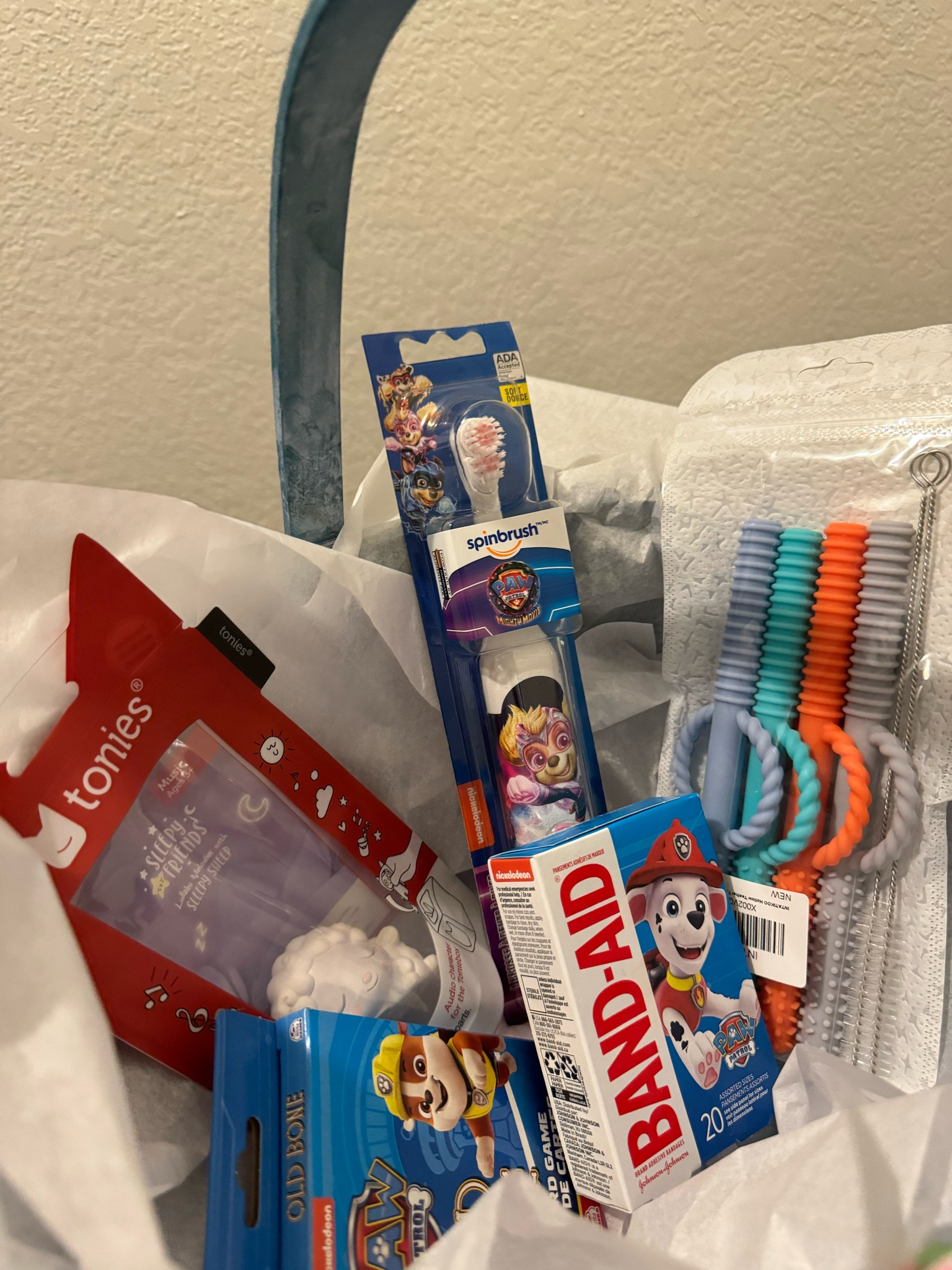 My kiddos Easter basket! Mostly for my 4 year old, but threw in the teething straws for my 2 month old 

#LTKSeasonal #LTKbaby #LTKkids