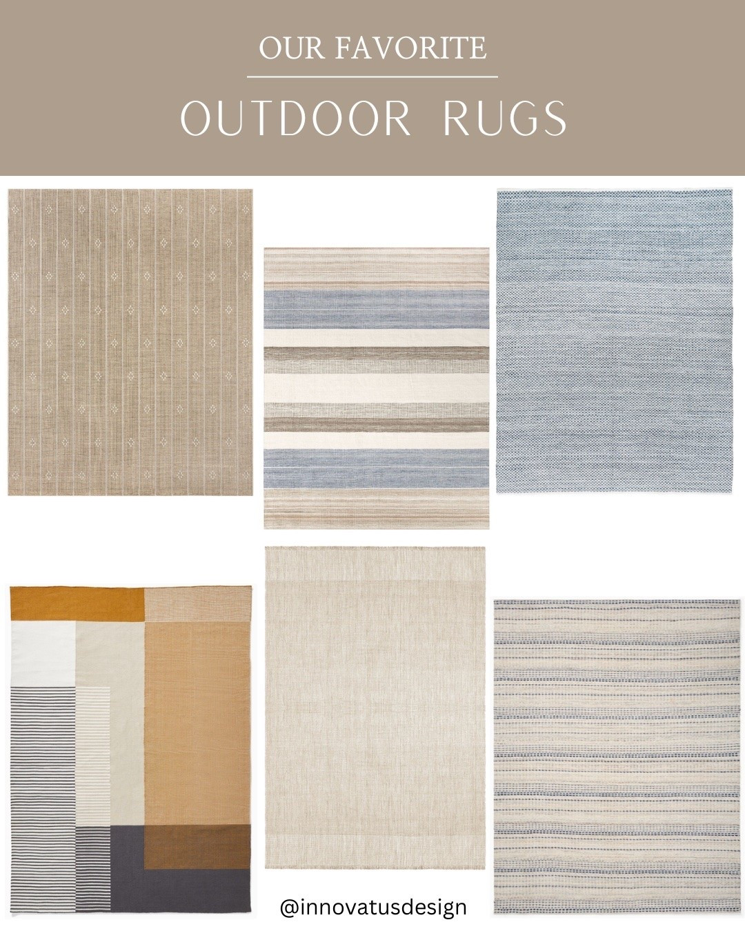 Anchor your outdoor seating or dining area with a performance outdoor area rug. These are our favorites that also inject color and pattern! Which one is your favorite?

#LTKsummer #LTKspring #LTKhome