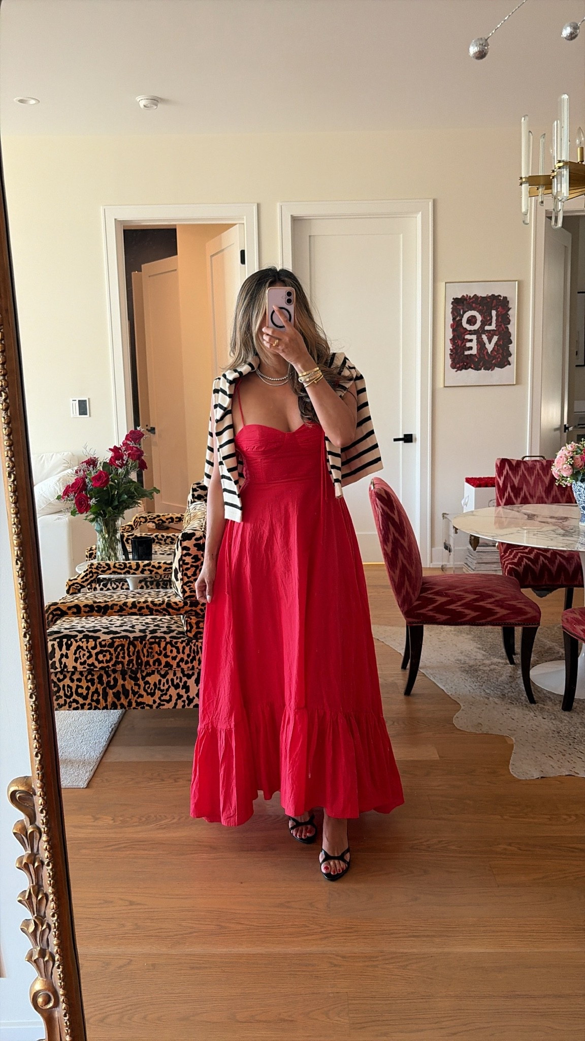 Amazon ootd , prettiest maxi dress, stripe cardigan and sandals. Wearing a small

#LTKootd #LTKgrwm #LTKmomlife