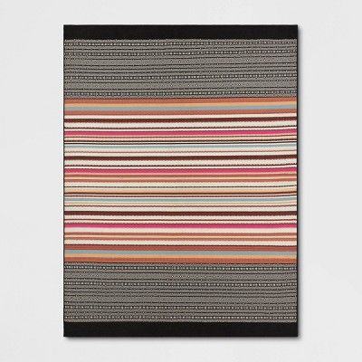 9' x 12' Outdoor Rug Global Pink Stripe - Opalhouse™ | Target