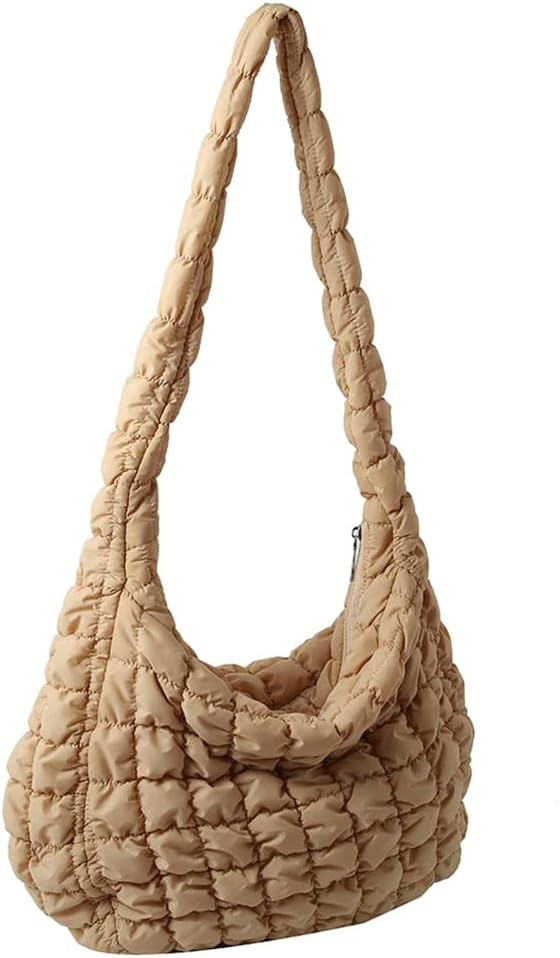 YFGBCX Quilted Tote Bag for Women Puffer Bag Quilted Bag Lightweight Puffy Tote Bag Quilted Paddi... | Amazon (US)