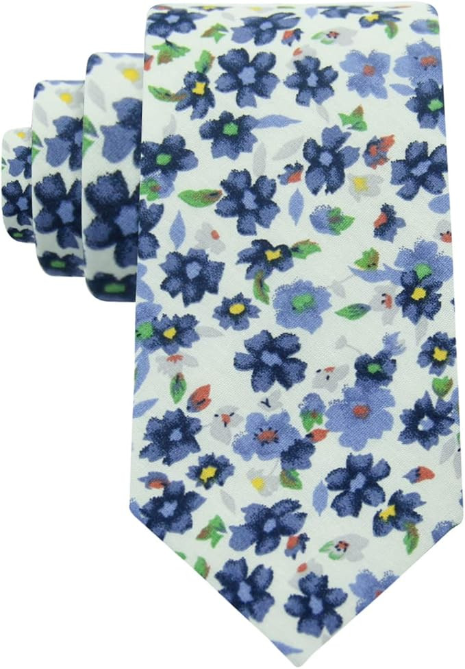 Mantieqingway Ties for Men, 2.76'' Cotton Floral Tie Men's Neckties for Weddings Groomsmens Dance... | Amazon (US)