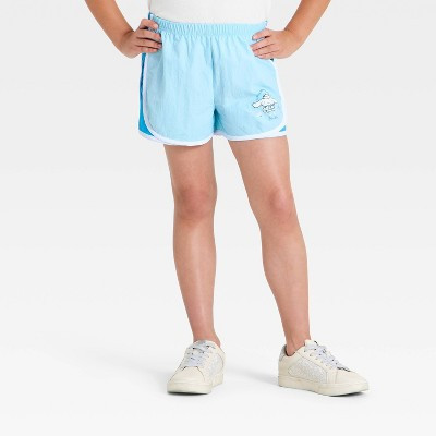 Girls' Sanrio Cinnamoroll Active Shorts - Light Blue L Plus | Target