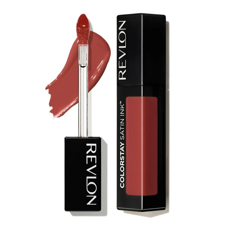 Revlon ColorStay Satin Ink Long Lasting Lipstick with Vitamin E, 013 Holy Pumpkin, 0.17 fl. Oz | Walmart (US)