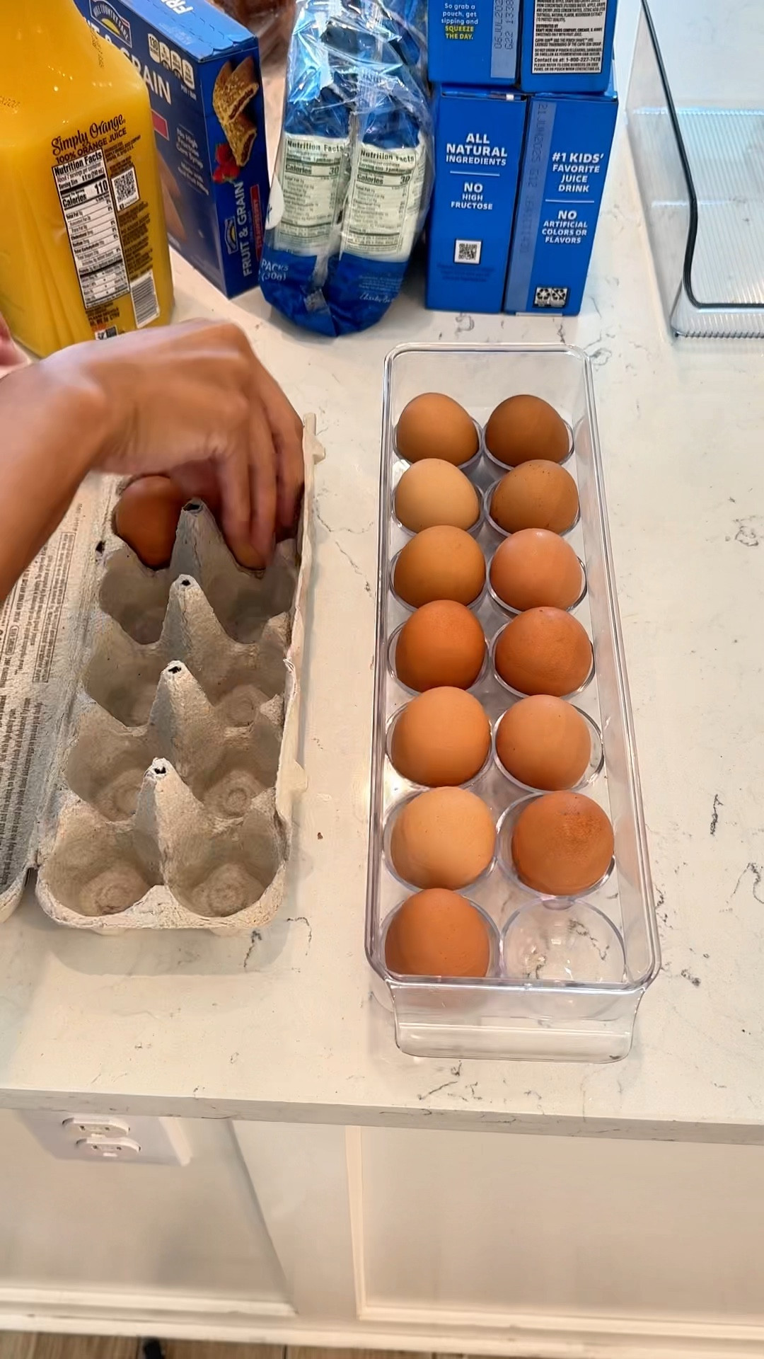 Fridge organization containers!

#LTKHome #LTKFindsUnder50 #LTKVideo