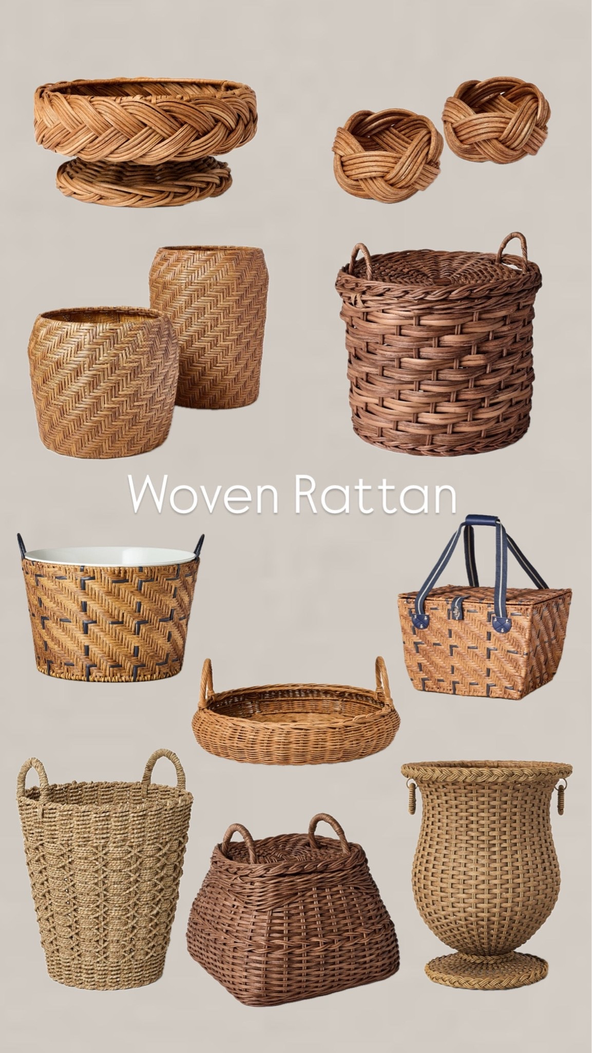 Woven Rattan Finds🤍

#LTKSeasonal #LTKHome #LTKSaleAlert