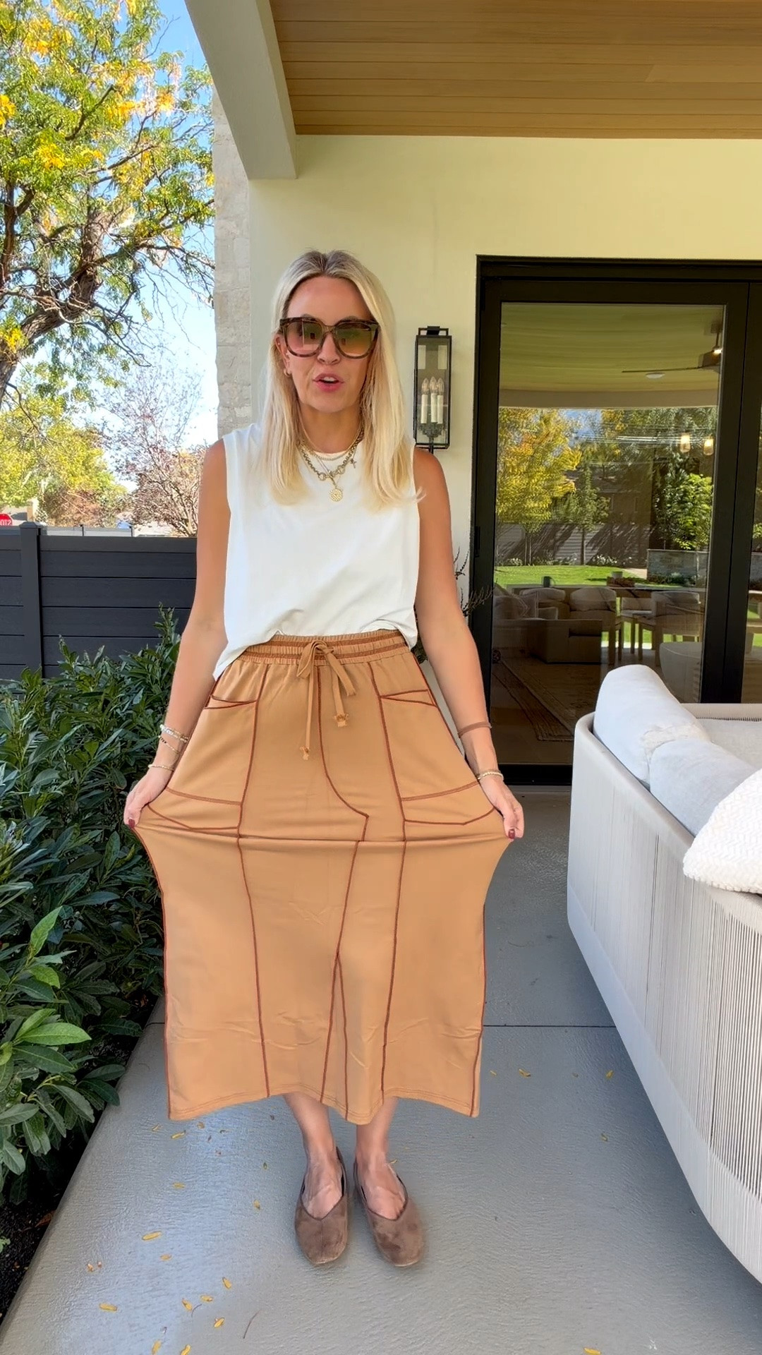 This skirt is new to Amazon and looks like free people!