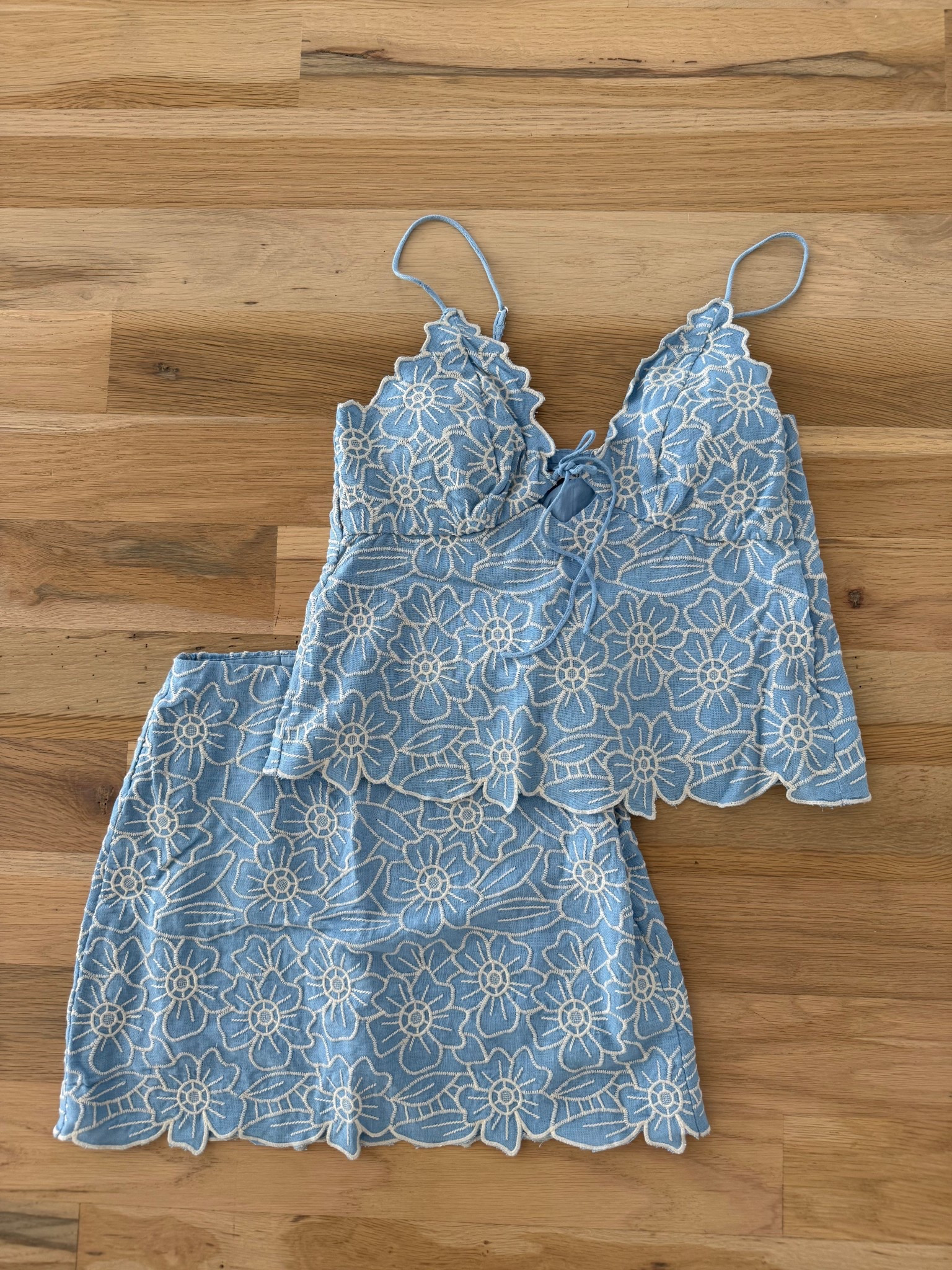 Matching linen cami and skirt set size xxs code AFLTK 

#LTKPetite #LTKSpringSale