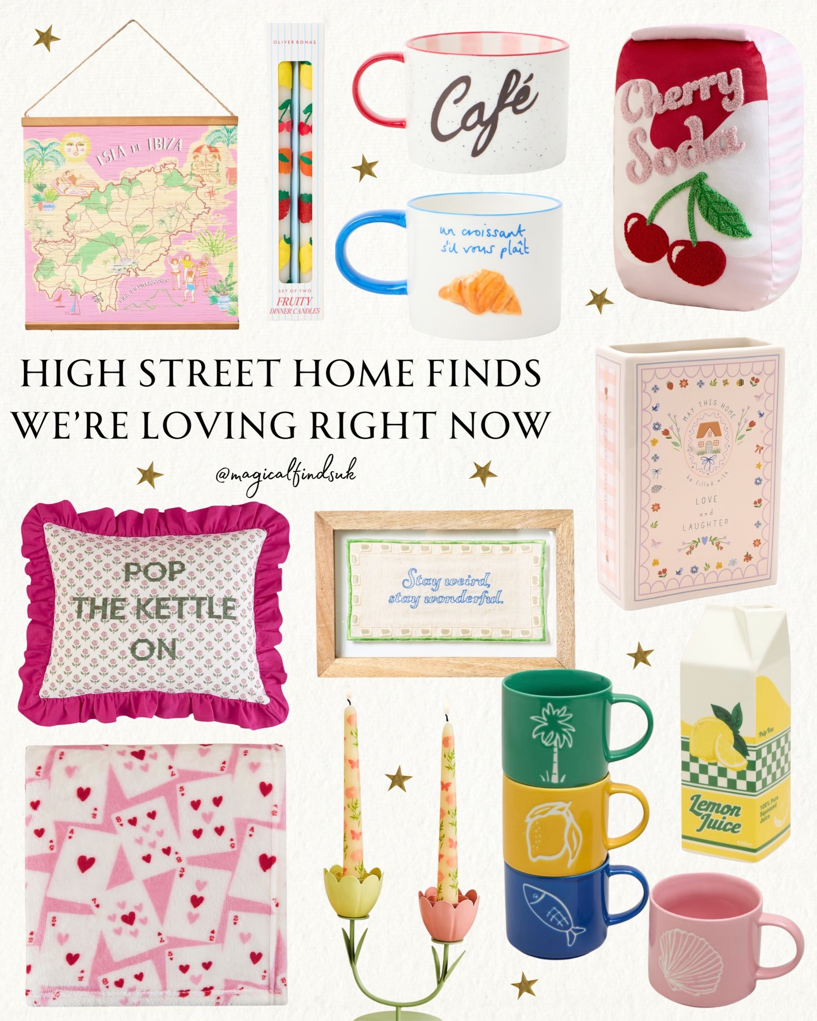 High street home finds we’re loving right now! 👏🏻💗🌼✨