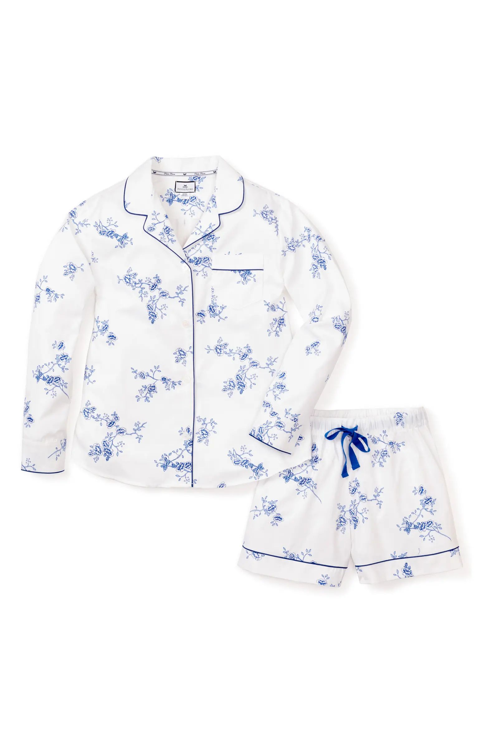 Indigo Floral Short Pajamas | Nordstrom