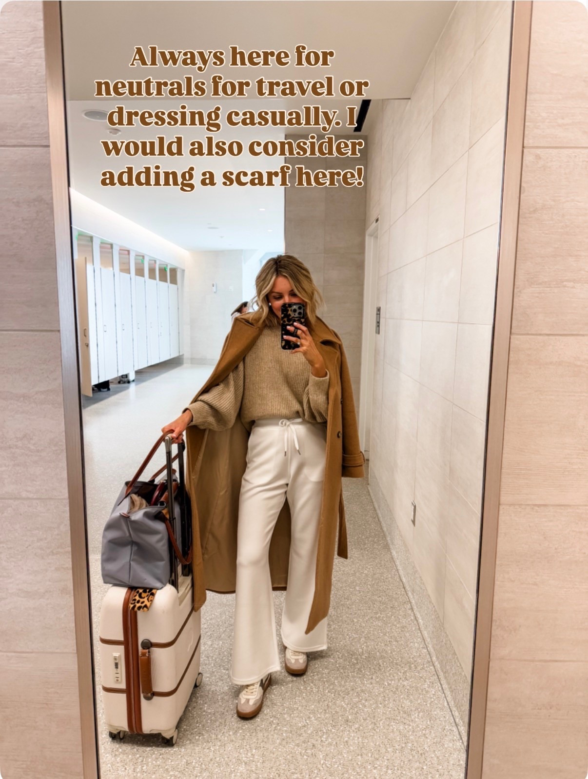 This would be a great winter travel outfit idea! Loving all of these neutrals 💕

Loverly Grey, neutral outfit ideas, travel outfit ideas, travel outfit inspo, winter fashion, winter outfit ideas 

#LTKootd #LTKTravel #LTKSeasonal