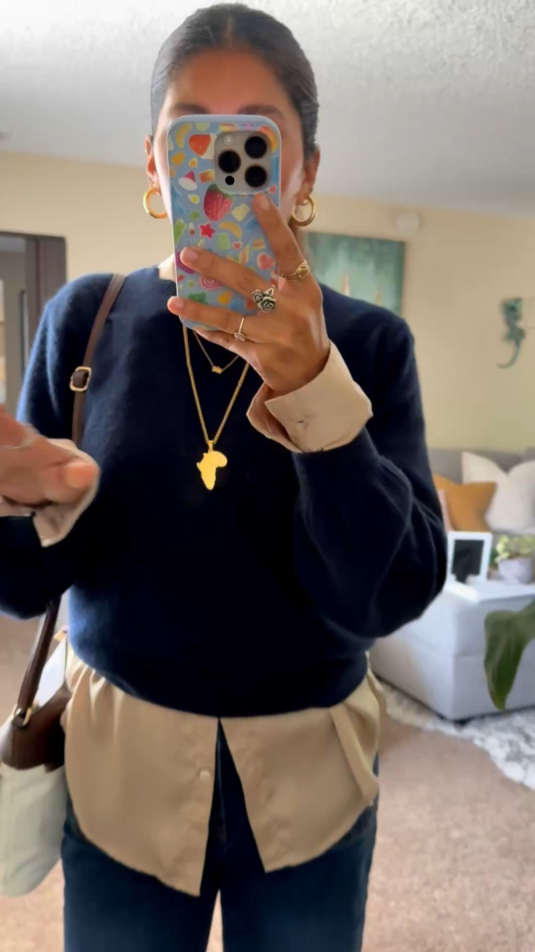 Obsessed with these new Trovata pieces 🤍 The luxury cashmere sweater paired with the oversized boyfriend button-down is the perfect elevated everyday combo. Easy to dress up or down—I styled mine casually with jeans, clogs, and a chic crossbody bag for an effortless, polished look. Timeless, cozy, and so versatile—these are staples you’ll wear on repeat.
Size XS

Trovata outfit, cashmere sweater women, oversized boyfriend shirt, button down shirt women, elevated casual outfit, chic everyday style, classic capsule wardrobe, neutral outfit ideas, dress up or down outfit, fall wardrobe staples, cozy luxury style, casual chic outfit, jeans outfit women, clogs outfit, crossbody bag outfit, effortless style, timeless fashion, minimal style outfit, everyday wear women

#LTKPlusSize #LTKootd #LTKTall