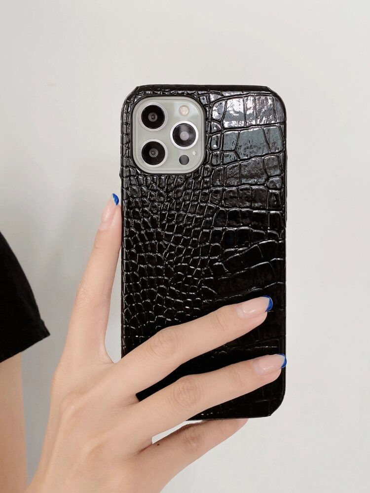 Telefoonhoesje met krokodilpatroon | SHEIN