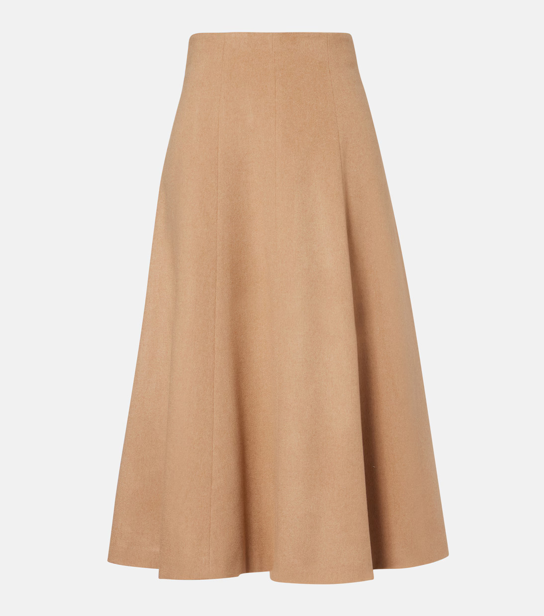 Geneve camel hair midi skirt | Mytheresa (US/CA)