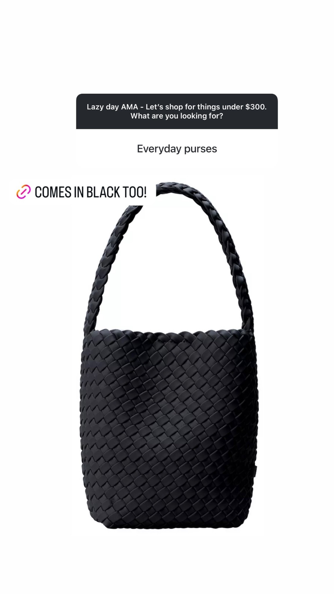 Also comes in black! 🖤