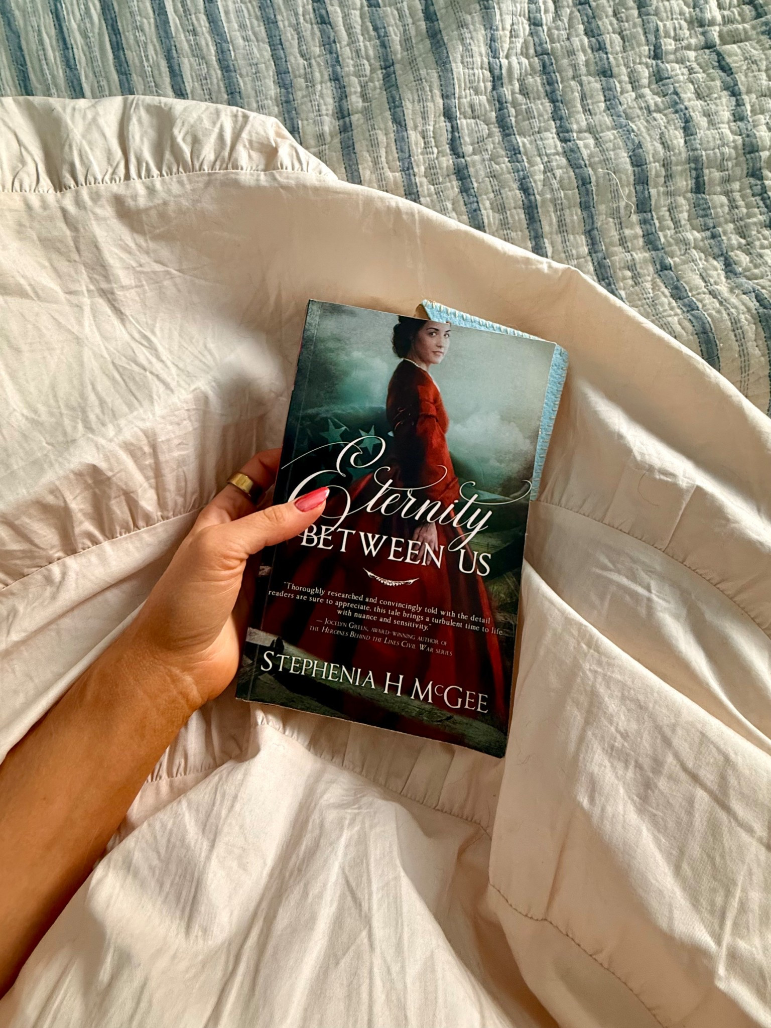 Second book of the summer is finished! ✅📕 I had the hardest time putting this one down and it’s probably the fastest I’ve ever finished a book. 5/5 ⭐️ Such a sweet time period romance 🩵

#LTKGiftGuide #LTKFindsUnder50 #LTKSummerEdit
