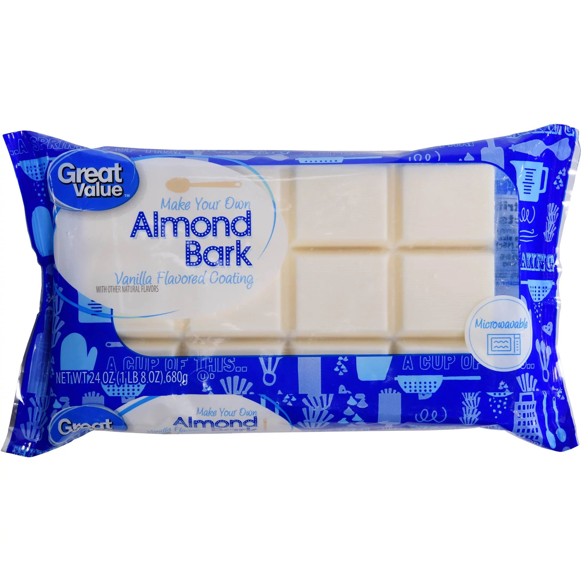 Great Value Almond Bark, Vanilla, 24 oz - Walmart.com | Walmart (US)