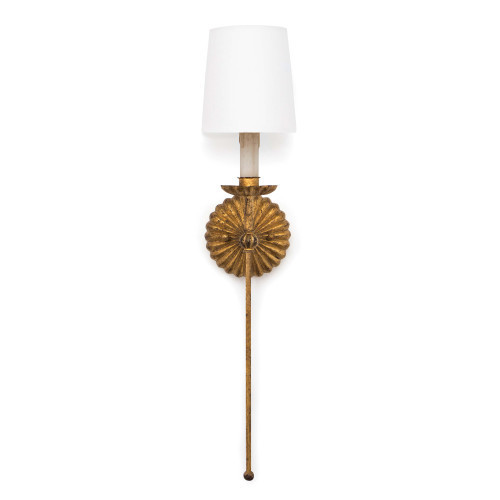 Regina Andrew Clove Sconce Single, Antique Gold Leaf | Gracious Style